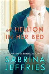 Book cover of A Hellion in Her Bed by Sabrina Jeffries