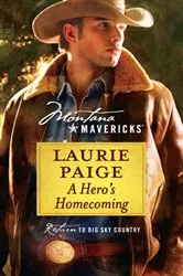 Book cover of A Hero's Homecoming by Laurie Paige