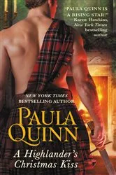 Book cover of A Highlander's Christmas Kiss by Paula Quinn