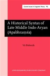 Book cover of A Historical Syntax of Late Middle Indo-Aryan (Apabhraṃśa) by Unknown