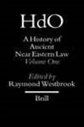 Book cover of A history of ancient Near Eastern law. Volume 1 by R. Westbrook