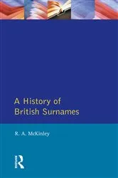 Book cover of A History of British Surnames by Richard Mckinley