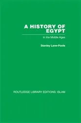 Book cover of A History of Egypt by Stanley Lane-Poole