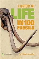 Book cover of A History of Life in 100 Fossils by Paul D. Taylor
