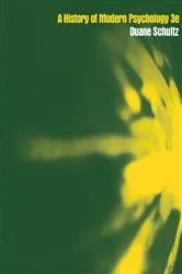 Book cover of A History of Modern Psychology (3rd ed.) by Duane Schultz