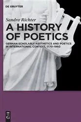Book cover of A History of Poetics by Sandra Richter