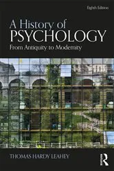 Book cover of A History of Psychology (8th ed.) by Thomas Hardy Leahey