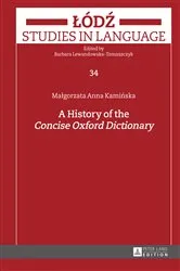 Book cover of A History of the «Concise Oxford Dictionary» by Unknown