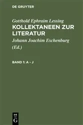 Book cover of A - J by Johann Joachim Eschenburg