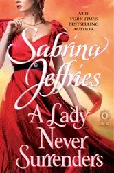 Book cover of A Lady Never Surrenders by Sabrina Jeffries