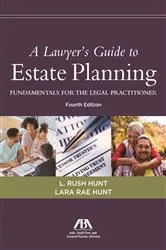 Book cover of A Lawyer's Guide to Estate Planning by Unknown