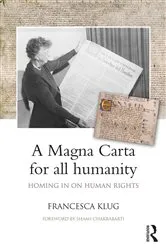 Book cover of A Magna Carta for all Humanity by Francesca Klug