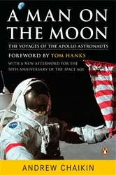 Book cover of A Man on the Moon by Andrew Chaikin