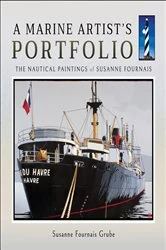 Book cover of A Marine Artist's Portfolio by Susanne Fournais Grube