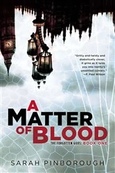 Book cover of A Matter of Blood by Sarah Pinborough