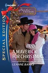 Book cover of A Maverick for Christmas by Leanne Banks