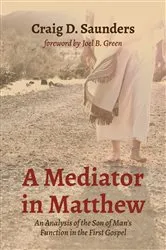 Book cover of A Mediator in Matthew by Craig D. Saunders