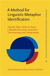 Book cover of A Method for Linguistic Metaphor Identification by Unknown