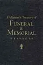 Book cover of A Minister's Treasury of Funeral and Memorial Messages by Jim Henry