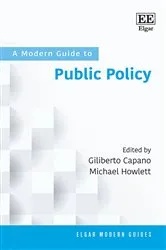 Book cover of A Modern Guide to Public Policy by Giliberto Capano