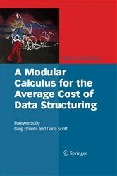 Book cover of A Modular Calculus for the Average Cost of Data Structuring by Michel Schellekens
