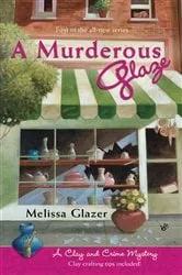 Book cover of A Murderous Glaze by Melissa Glazer