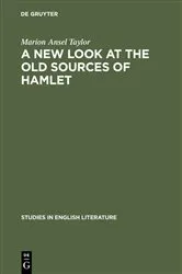 Book cover of A new look at the old sources of Hamlet by Unknown