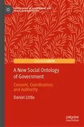 Book cover of A New Social Ontology of Government by Daniel Little