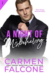 Book cover of A Night of Misbehaving by Carmen Falcone