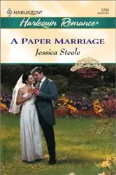 Book cover of A Paper Marriage by Jessica Steele