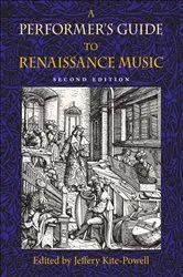 Book cover of A Performer's Guide to Renaissance Music by Jeffery Kite-Powell