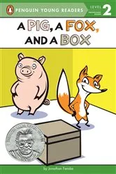 Book cover of A Pig, a Fox, and a Box by Jonathan Fenske