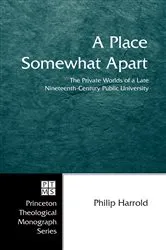 Book cover of A Place Somewhat Apart by Philip E. Harrold