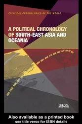 Book cover of A Political Chronology of South East Asia and Oceania by Europa Publications