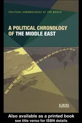 Book cover of A Political Chronology of the Middle East by Europa Publications