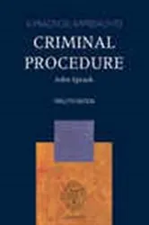 Book cover of A Practical Approach to Criminal Procedure (12th ed.) by Unknown