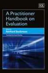 Book cover of A Practitioner Handbook on Evaluation by Reinhard Stockmann