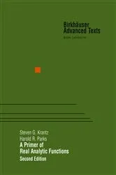 Book cover of A Primer of Real Analytic Functions (2nd ed.) by Steven G. Krantz