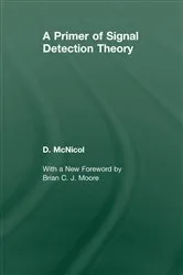 Book cover of A Primer of Signal Detection Theory by Don McNicol