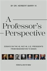 Book cover of A Professor's Perspective by Herbert Barry