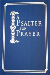 Book cover of A Psalter for Prayer by Unknown
