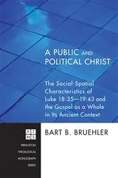 Book cover of A Public and Political Christ by Bart B. Bruehler
