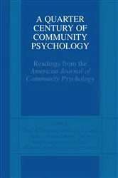 Book cover of A Quarter Century of Community Psychology by Tracey A. Revenson