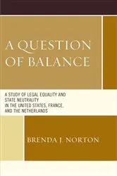 Book cover of A Question of Balance by Brenda  J. Norton