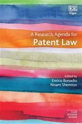 Book cover of A Research Agenda for Patent Law by Unknown