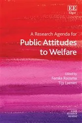Book cover of A Research Agenda for Public Attitudes to Welfare by Femke Roosma