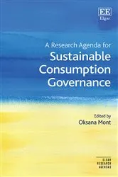 Book cover of A Research Agenda for Sustainable Consumption Governance by Unknown