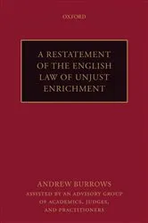 Book cover of A Restatement of the English Law of Unjust Enrichment by Unknown