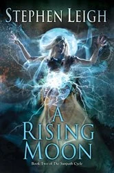 Book cover of A Rising Moon by Stephen Leigh