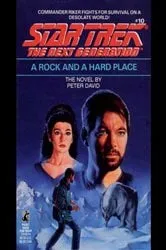 Book cover of A Rock and a Hard Place by Peter David
